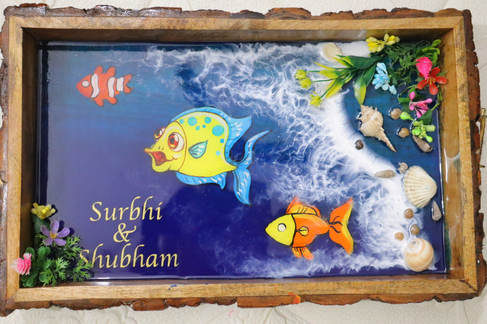 Customised trays with Name for Gifting Purpose