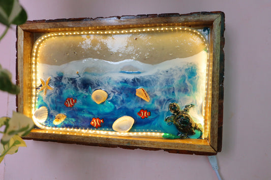Custom Resin Nemo Fish Name Plate | Ocean Theme  Home Name Plates
