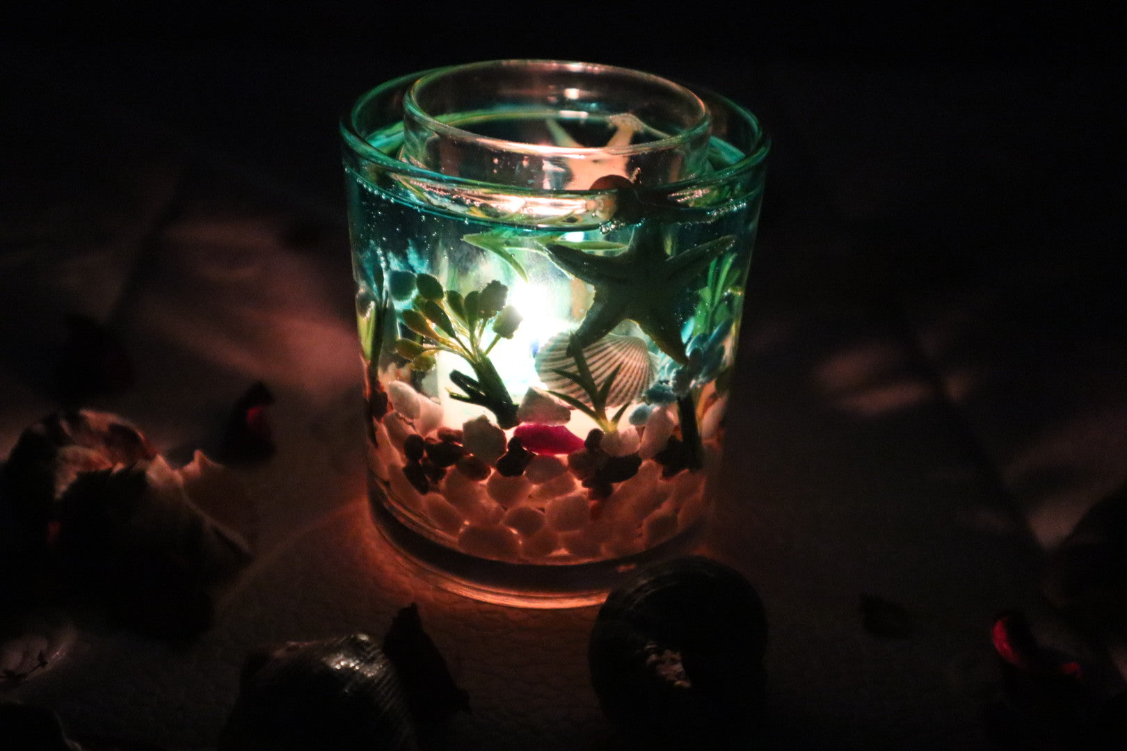 Coral Theme Candle Holder | Ocean Candle Holders