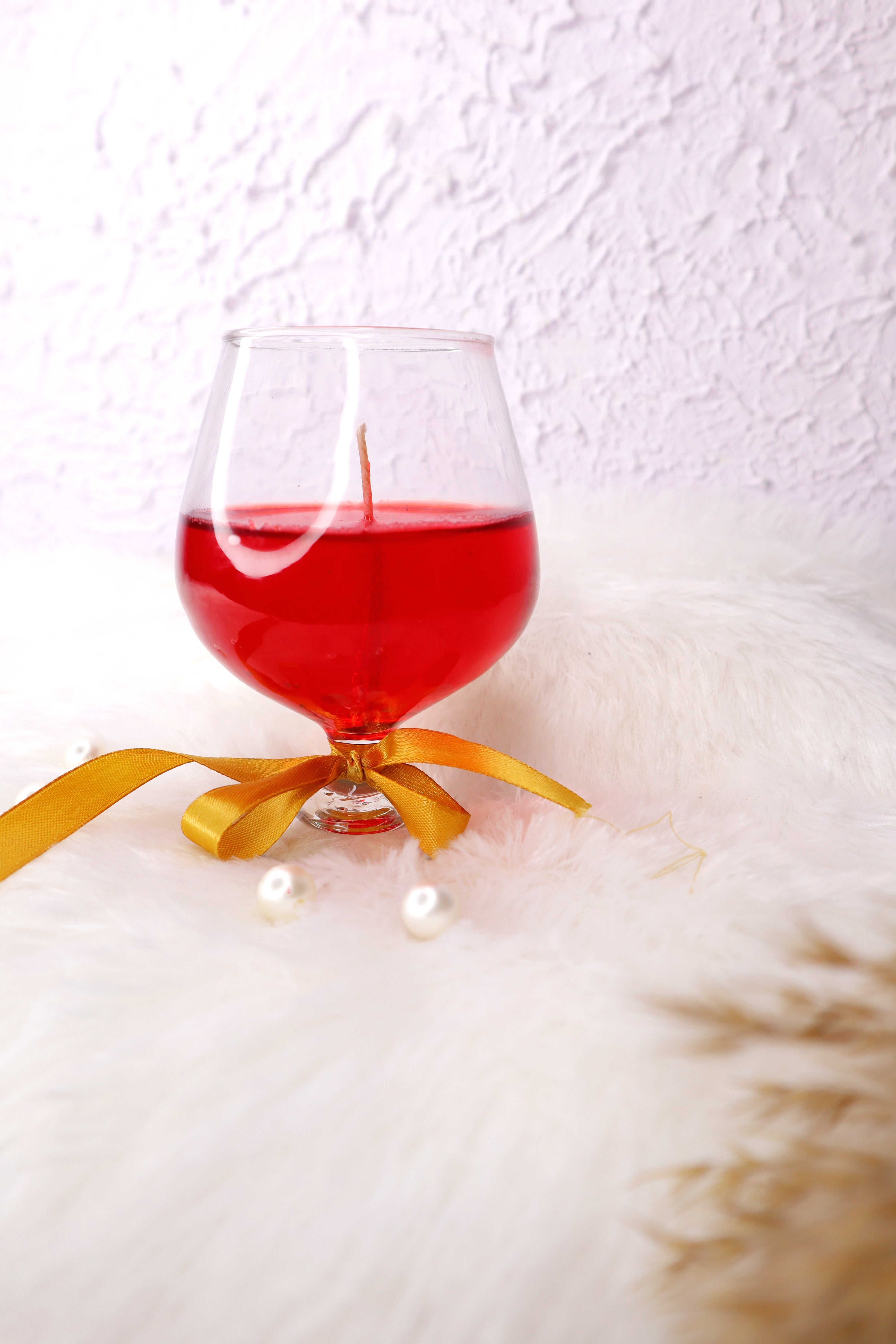 Red Wine Gel Wax Candle