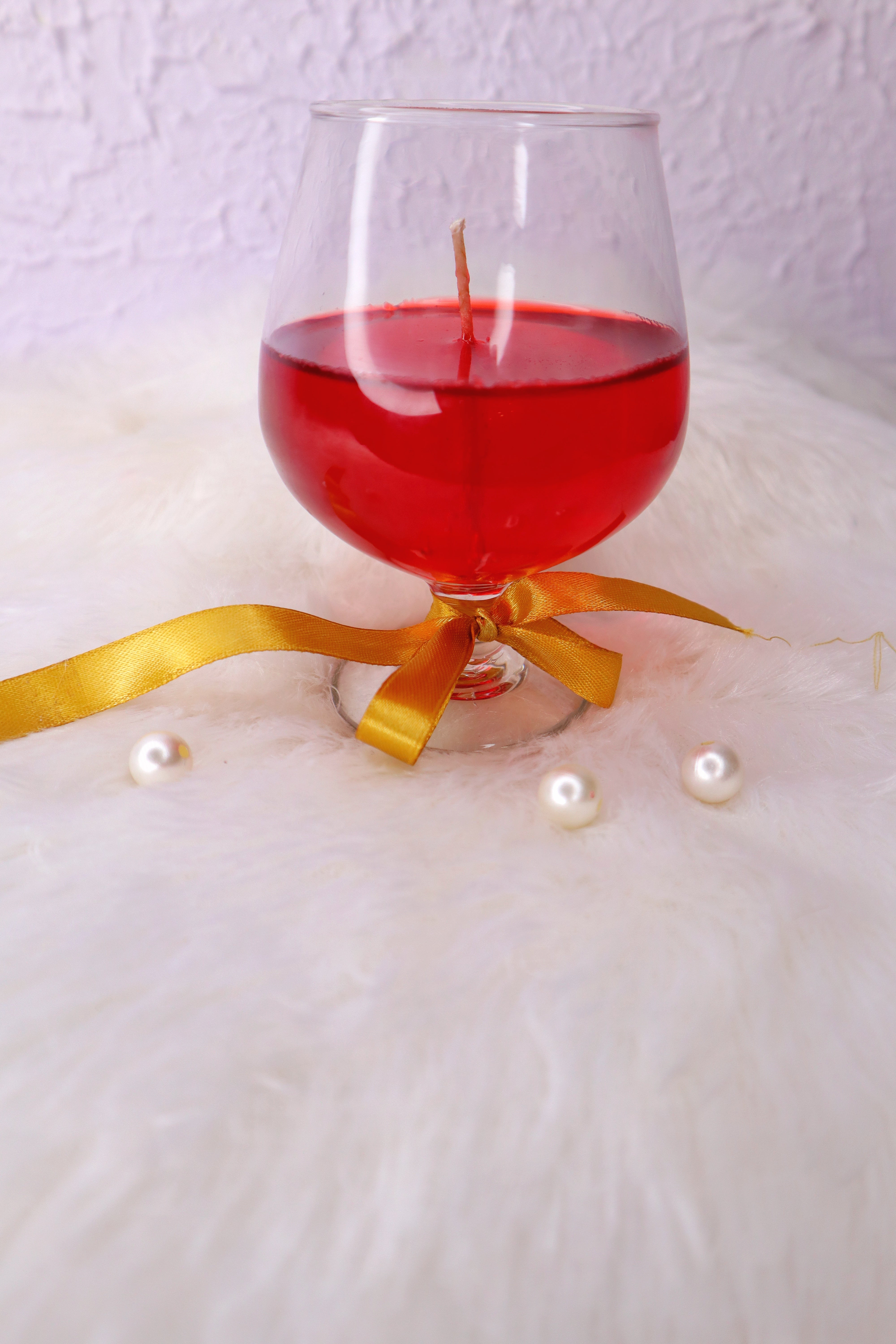 Red Wine Gel Wax Candle