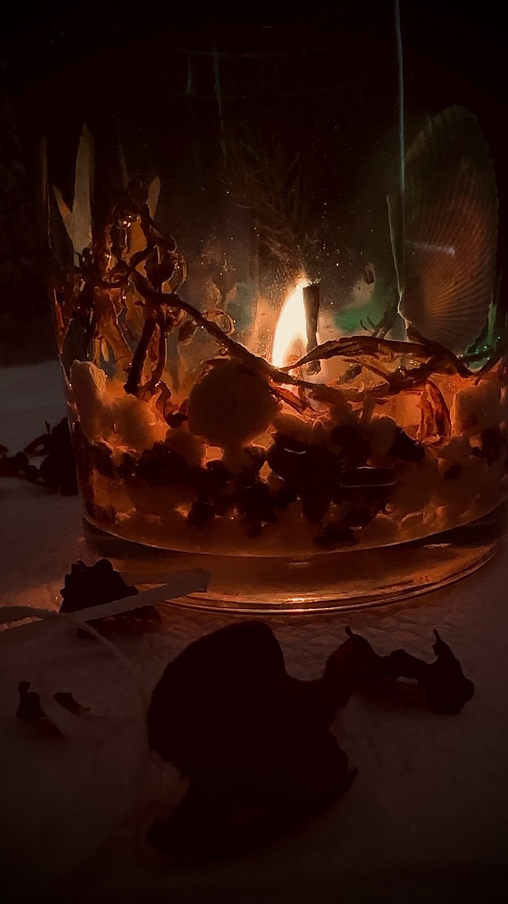 Ocean Theme Resin Candle Holder |  Epoxy Candles